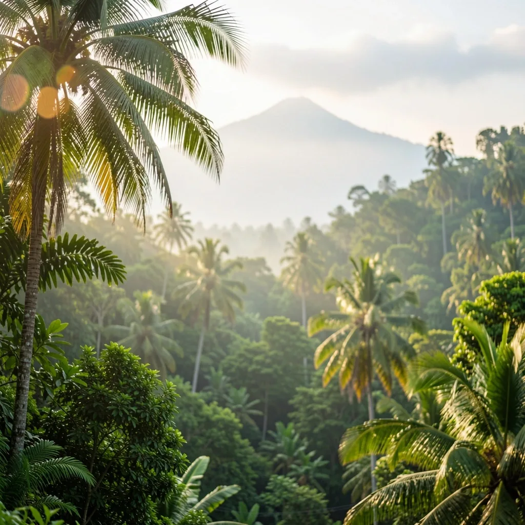 Bali landscape for tranquility